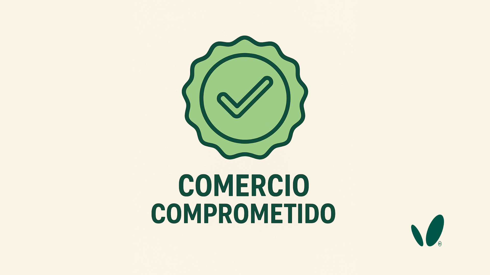 Badge Comercio Comprometido